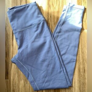 Size 8 Align lulu leggings, water drop/washed denim color